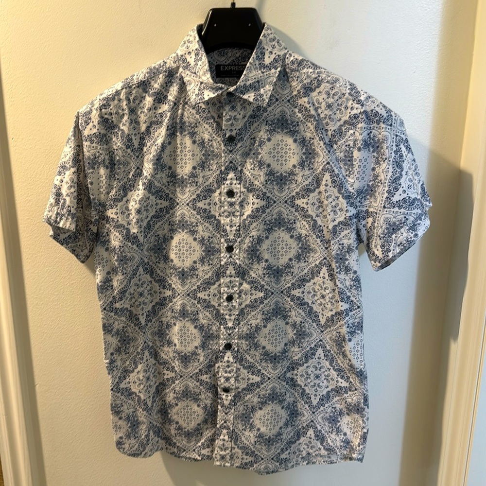 Bandana print shirt, size S